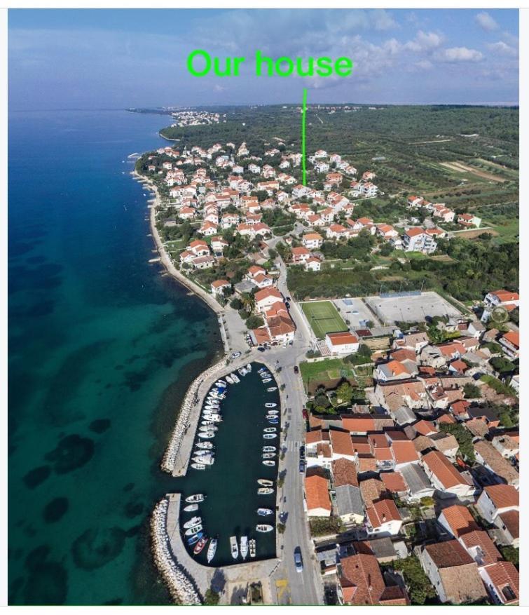 Apartman Lipotica Diklo Задар Екстериор снимка